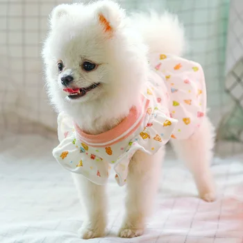 Oblačila Za Pse, Teddy Schnauzer Pomorjansko Chihuahua Bichonfrise Pes Srčkan Hišne Oblačila Udobno Priložnostne Živali Polo Obleko