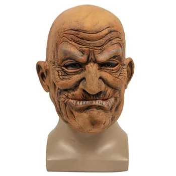 Realno Latex Starec Masko Moški Prikrivajo Halloween Maskiranje Glavo Gume Odraslih Oseb Maske Maškarada Cosplay Rekviziti
