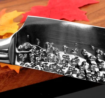 XITUO Kuhinja 7 palčni kuharski Nož Visoko vsebnostjo Ogljika iz Nerjavečega Jekla Oster Cleaver Rezanje Japonska Santoku Noži Ergonomska Oprema