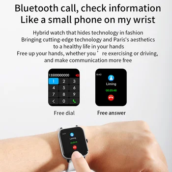 2020 P8H Pametno Gledati Moške Bluetooth Klic 1.54 palčni Poln na Dotik Fitnes Tracker Krvni Tlak Pametna Ura Ženske GTS Smartwatch