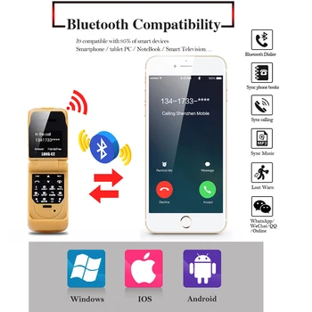 Mala mini flip mobilnih telefonov brez kamere nove elektronske odklenjena poceni mobilni telefon Bluetooth Narečje J9 pritisni gumb telefon