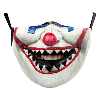 Velik Dogodek je klovn in usta 3D Tiskanih Obraz Tkanine Maske PM2.5Filter Tiskanje usta Moda Halloween grimace stroj
