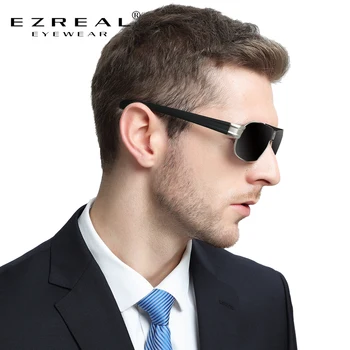 EZREAL blagovne Znamke Aluminija Polarizirana sončna Očala Moških Športna sončna Očala Vožnje Očala, Ogledalo Očala Goggle Moški Dodatki 8516-2