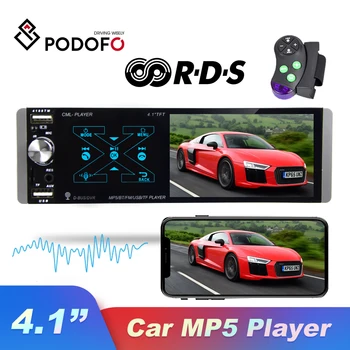 Podofo Avto Radio Smart AI Glas 1Din 4.1