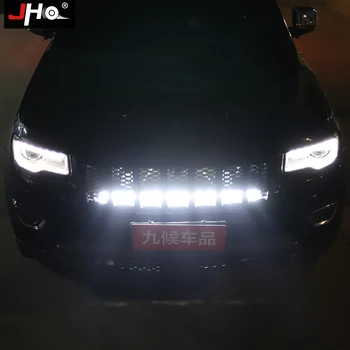 JHO Offroad Vožnja Sprednja Maska Utripajoče LED Stroboskopske Luči Bar Za Jeep Grand Cherokee 11-2020 Avto Dodatki 19 17 2016 15 18