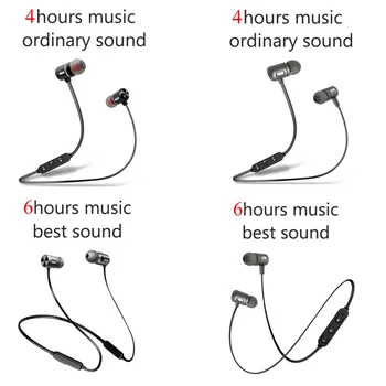 Brezžične Bluetooth Slušalke Glasbe bas stereo slušalke blutooth slušalke slušalke Športne Teče čepkov z mic za telefon