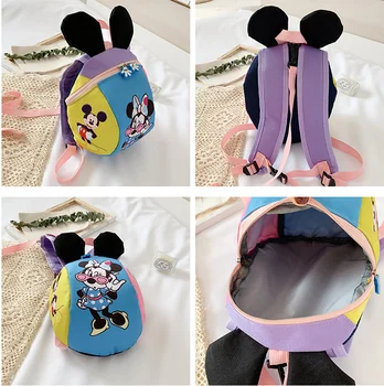 Otroci Disney torba za v Vrtec Otroke, Risanka Mickey Šolske Torbe Minnie Nahrbtnik Princesa Schoolbags Torba Za Fantje Dekleta