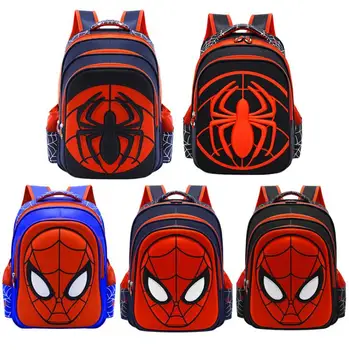 Disney Risanke Otroke, Šolsko Moda SpiderMan Fantje Lep Junak Šolski Nahrbtnik z Veliko kapaciteto, šolska torba za primarno