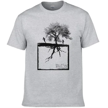 Poletje Osebno moška t-shirt veliko drevo in slika natisnjena bombaž vrhovi majica cool tees človek #181