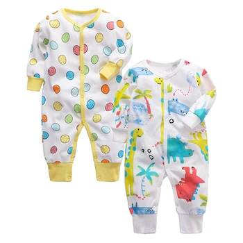 Baby Fantje Clohing Novorojenčka Jumpsuit Za Malčke Pajama 3 6 9 12 18 24 Mesecev Malčka Otroci Dekliška Oblačila