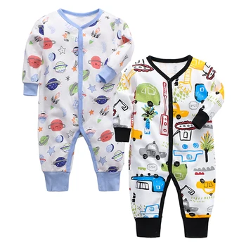 Baby Fantje Clohing Novorojenčka Jumpsuit Za Malčke Pajama 3 6 9 12 18 24 Mesecev Malčka Otroci Dekliška Oblačila