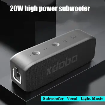 Nepremočljiva Bluetooth Zvočnik BT5.0 Super Bass Baterije Tipa C USB DSP Zvok TWS Zvočniki Soundbar subwoofer Prenosni Zvočni Stolpec