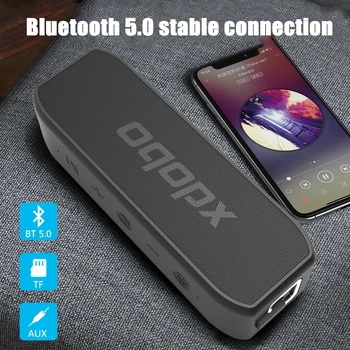 Nepremočljiva Bluetooth Zvočnik BT5.0 Super Bass Baterije Tipa C USB DSP Zvok TWS Zvočniki Soundbar subwoofer Prenosni Zvočni Stolpec