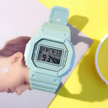Vroče Prodaje Ženske, Dekleta Silikonski Digitalne Ure Modne Športne Ročne Ure Dame Watch Reloj Inteligente Mujer