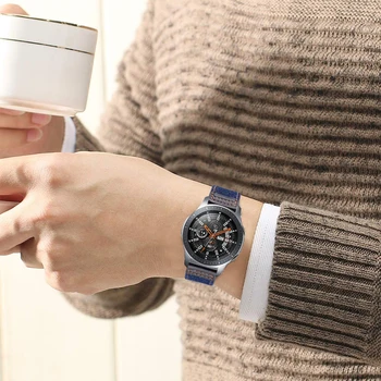 22 mm trak za Samsung S3 Meje Galaxy watch 46mm huawei watch gt 2 band amazfit GTR 47mm zapestnica usnje+najlonska dodatki