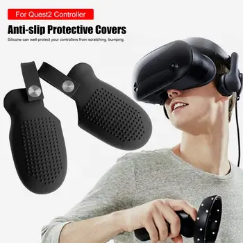 Mehko VR Pribor Za Oculus Quest 2 VR Zaščitne Prevleke Krmilnik Anti-slip Krmilnik Grip Ročaj Kritje Za Quest2