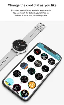 2020 NOVO VOHE Pametno Gledati Moda za Ženske Smartwatch Casual Moški Šport Fitnes Zapestnica Band Za Android, Apple Xiaomi Čast