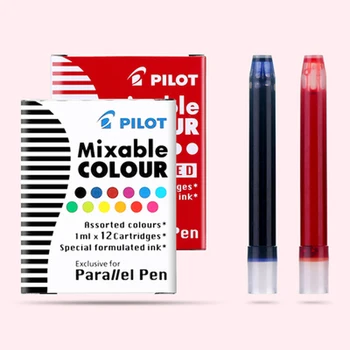 Pilotni umetnosti pero vzporedno pero 12 barvo črnila sac kartuš ICP3 IRFP 6S črna modra rdeča brwon rumena zelena