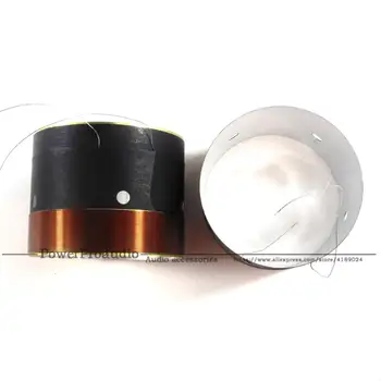 2pcs /veliko 63,5 mm Glas, Bas Tuljavo ASV Bela Aluminij za Subwoofer Zvoka Zvočnik DIY Popravilo Opreme