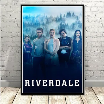 Vroče Riverdale Sezona 3 Tv Serije Kažejo, Poster Tiskanje Umetnosti Svile Svetlo Platno Letnik Stensko Slikarstvo Sliko Za Sobi Doma Dekor