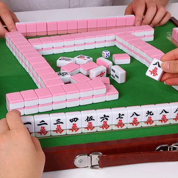 Mini travel cartoon mahjong mahjong ploščice 30mm