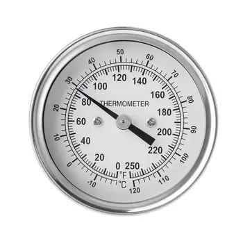 Doma Piva Termometer iz Nerjavečega Jekla Celzija Celzija Vodo Destilacijo Merilnik Temperature Bimetal 1/2