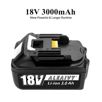 Aleaivy 6.0 Ah Litij-ionska Akumulatorska Zamenjava za Makita Baterija 18V BL1850 BL1830 BL1860 LXT400 Akumulatorski Vrtalniki