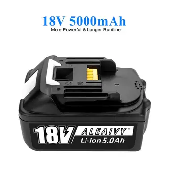 Aleaivy 6.0 Ah Litij-ionska Akumulatorska Zamenjava za Makita Baterija 18V BL1850 BL1830 BL1860 LXT400 Akumulatorski Vrtalniki