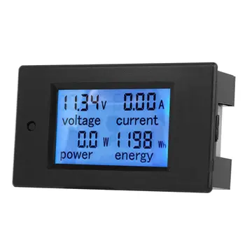 TSPZEM-031 Voltmeter Ampermeter DC Multi-Funkcijski Digitalni Zaslon LCD Tekoči Meter Tester Detektor Napetosti Meter