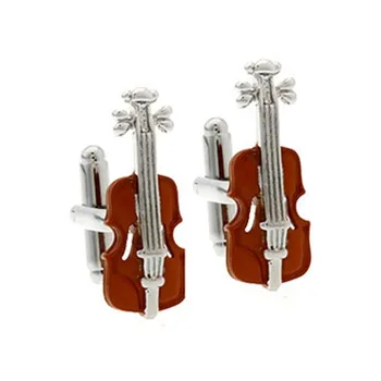 Trendy 6 Stilov Glasbeni Instrument Cufflink Hlačnice Povezavo, 1 Par Na Drobno Brezplačna Dostava Za Promocijo