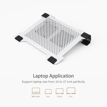 ORICO NA15 Aluminijasti Radiator Cracket Cooling Pad Laptop Stojala za Mac Prenosnik Manj Kot 15