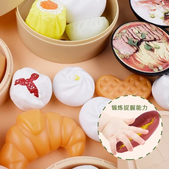 84Pcs/set Kitajske in Zahodne luksuzni obrok simulacije parnik hrano, igrače, otroška izobraževalna igra hiša igrače darila za otroke