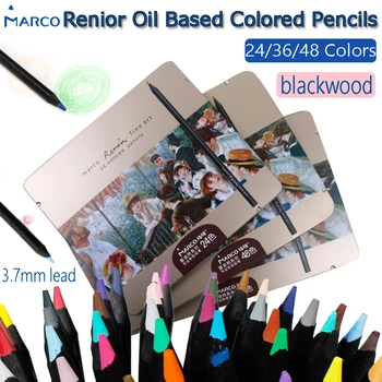 Marco 3200 Renior na osnovi Nafte, Barvni Svinčnik polychromos Risanje Strokovno Svinčniki Gorjuss dekleta s kositrom polje za Kolorit knjigo
