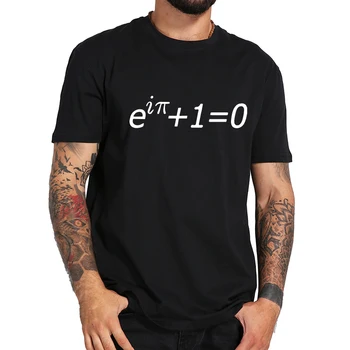 Euler je Osebna Enačba Herren Druck T Shirt Matematiko Tshirt Bombaž Geek, Znanost Tshirt EU Velikost