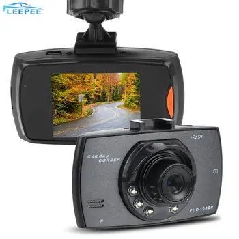 2,7-Palčni HD 2600W Fotoaparat Avto DVR 6pcs IR LED Nočno Vizijo Avtomobilska Elektronika Vožnje Snemalnik Video Multi-language Podporo Dash Cam