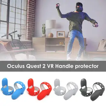 Grip ročaj zaščitni Pokrov Za Oculus Quest 2 VR Krmilnik Silikonski Pokrov Polni Zaščitni Rokav Za Quest2 Vr Dodatki