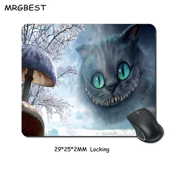 MRG Alice V Čudežni deželi Obraz Mačka Igra Igralec Igra Mat Gume Lcok-edge Padmouse Velikosti 40x90/30x80cm Gaming Mouse Pad