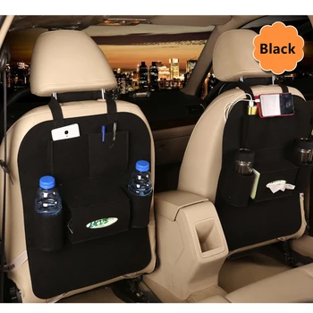 Multi-Žep Black Avtomobilski Sedež Nazaj Počutil Organizator Žep Potovanja Vrečko za Shranjevanje VROČE XNC