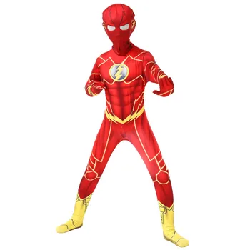 Novi Flash Kostum Otroci Cosplay Superheroj Kostum Otrok Halloween Kostumi za Otroke