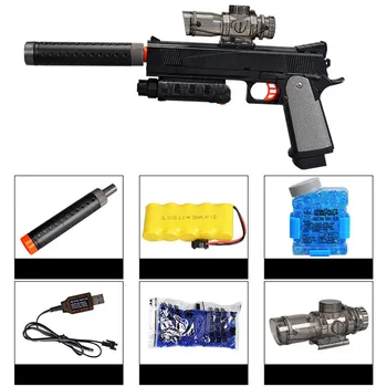 Elektronski Airsoft Pištolo Voda Bombe Igrača za Fante CS Prostem Igre Paintball Streljanje Pištolo Igrače Za Otroke Darila