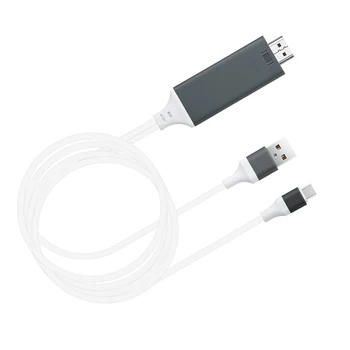 USB TypeC za HDMI-comp Kabel Adapter Pretvornik USB 3.1 napajalni Kabel 1080P 720P Ultra HD 4K HDTV Video za Samsung Galaxy S9/S8