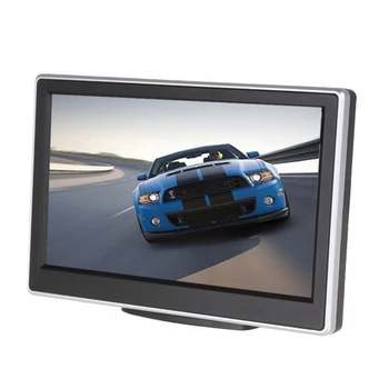 5 palčni Ultra-slim Pisane TFT 16/9 HD Avto Monitor Zaslon s Sesalno Pokal Avto Notranja Oprema