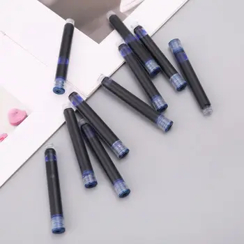 100 kozarcev Jinhao Univerzalno Izbrisljivi Modro Nalivno Pero, Črnilo Sac Vložkov 3.4 mm Polnjenje Pisarni Šole, Tiskovine