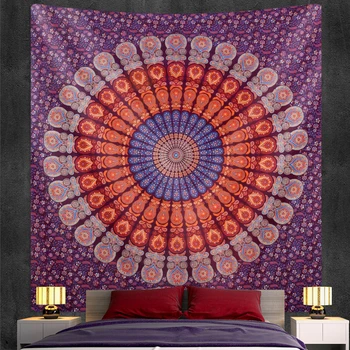 Indijski tapiserija doma dekoracijo iluzijo scene Mandala tapiserija Hipi Bohemian dekorativni Joga stanja odeja kritje joga mat