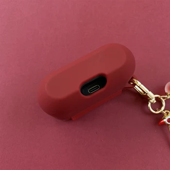 Luksuzni Slušalke Pokrovček za Sony WF-1000XM3 Primeru Brezžične Bluetooth Slušalke Zaščito Kritje Primera Dodatki Prenosni Keyring Dekor