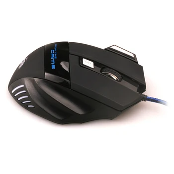 2019 NOVIH Strokovnih Žično Gaming Miška 7 Gumb 5600 DPI LED Optična USB Računalniška Miška Igralec Miši X8 Igra Miško za lol pubg