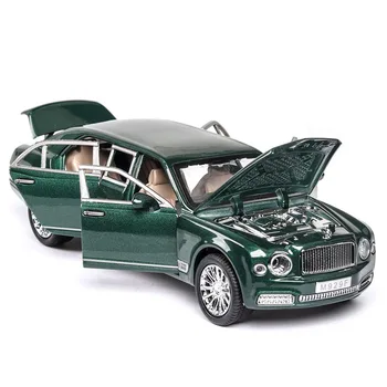1/24 Bentley Mulsanne Podaljša Simulacije Igrača Avto Model Zlitine Otroci Igrače Prave Licence Za Zbirko Off-Road Vozilo Otroci 6