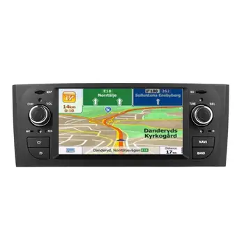 7 palčni HD Digital Avtomobilski Stereo sistem GPS, Android 10.0 za FIAT Grande Punto 199/310 2005-2009 Linea 323 2007-2011 YHTPD3LX Wifi, 3G Radio