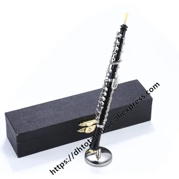 Dh Mini Oboe Miniaturni Model, Oboe Model z torbico in Stojalom Mini Glasbeni Instrument