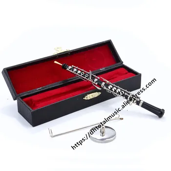Dh Mini Oboe Miniaturni Model, Oboe Model z torbico in Stojalom Mini Glasbeni Instrument